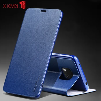 

X-level For Huawei Mate 20 Pro Cover Case Luxury Soft PU Leather TPU Silicone Shockproof Armor Flip Phone Case for Mate 20 Case