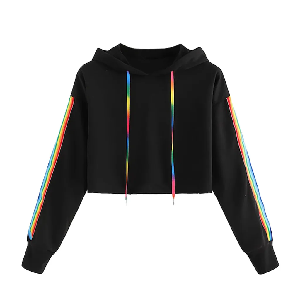 

hoodies sweatshirt hoodie shein MIARHB 2019 S-XL Fashion Women Solid Lace Up Drawstring Long Sleeve Sweatershirt Hoodie Tops Z4