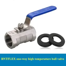 1/" DN8 Женская высокая температура SS304 труба шаровой клапан