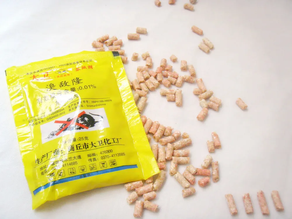 

25 g/bag of effective mouse and rat tetramine killing bait rat mouse repeller trap pest rat poisoning