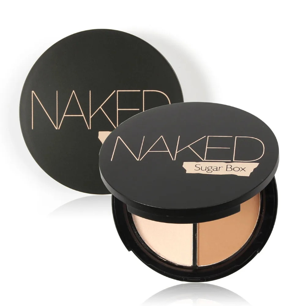 Professional Brand Makeup Two Color Bronzer & Highlighter Powder Trimming Powder Make Up