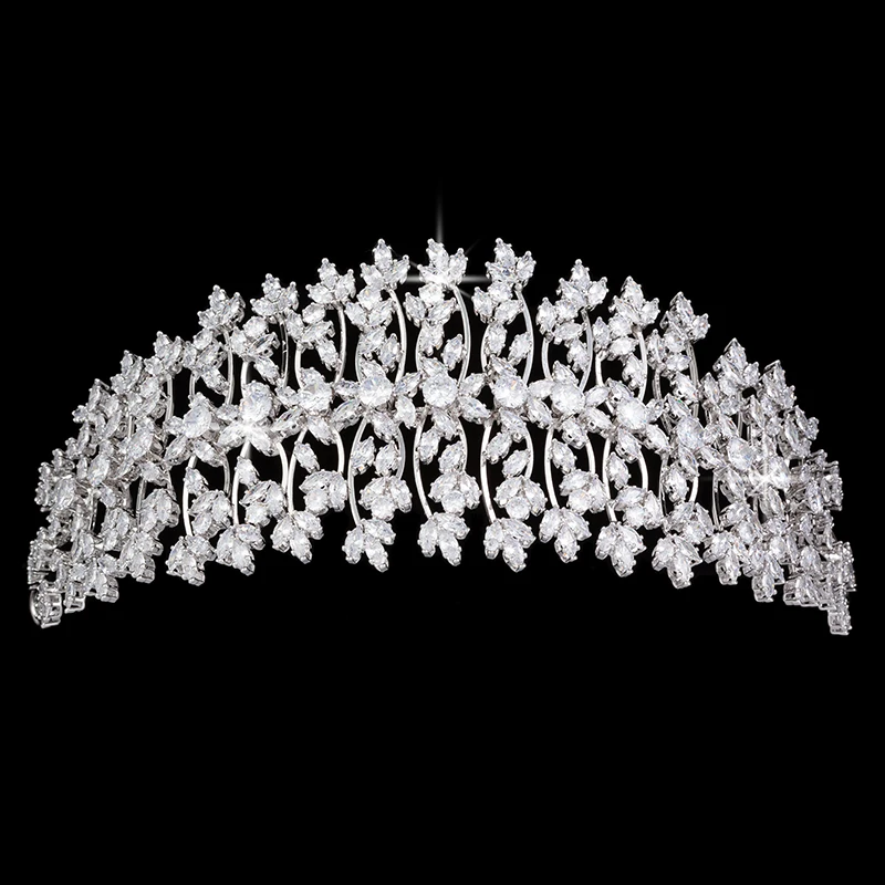 Diademi E Corone Di Hadiyana Nuovo Romanzo Di Moda Di Disegno Da Sposa Accessori Per Capelli Da Sposa Elegante Per Le Donne Bc5314 Corona Princesa