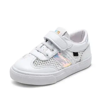 

Low casual sports children's shoes girls breathable sports net shoes leather surface kids sneakers 2019 new boys running shoes