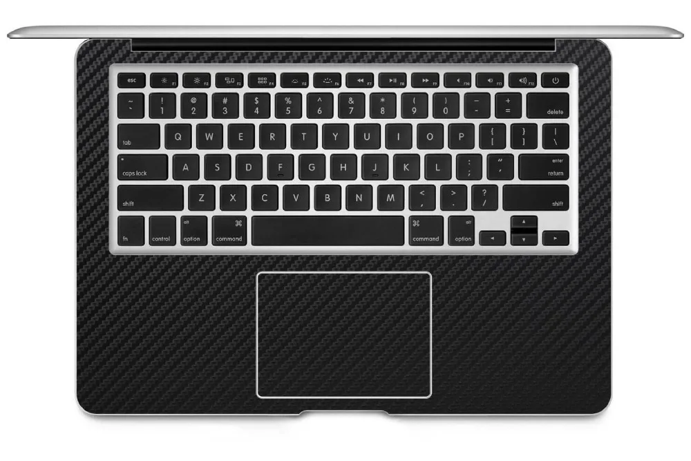 Carbon Fiber Sticker Case for apple Macbook Air 11 13 Pro 13 15 retina Decal Full Body 3d Vision Striped Film Black Skin Sticker