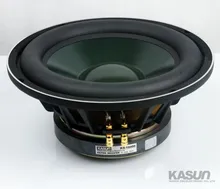 2PCS Kasun KS-10456 10” Subwoofer Speaker Driver Unit Casting Aluminum Basket Massive Rubber Surround Fs=32Hz 8ohm 250W D260mm