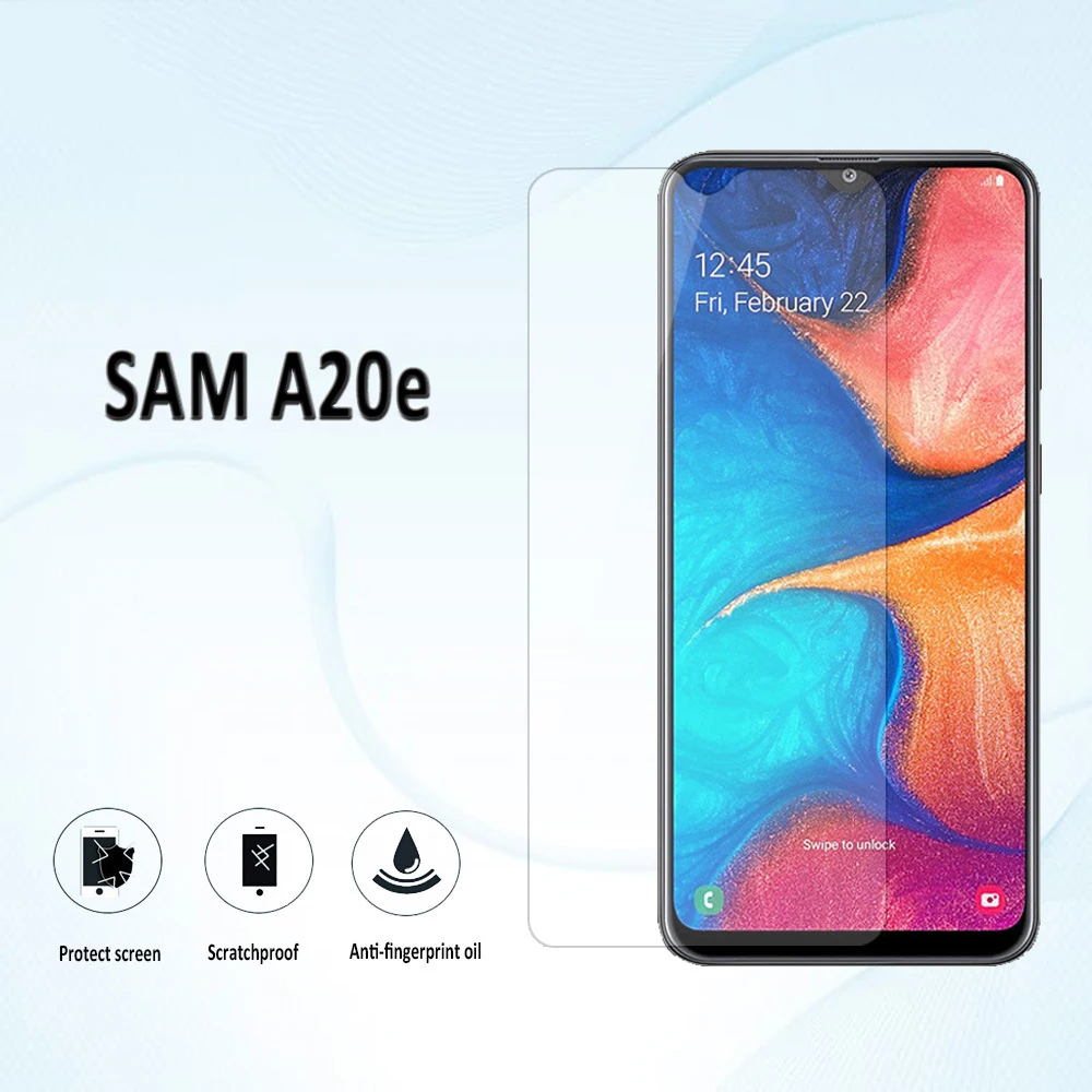 9H Protective tempered glass on for Samsung Galaxy A10 A20e A2 A20 Core A30 A40 A50 A60 A70 A80 A90 A 10 20 30 40 50 60 70 80 90