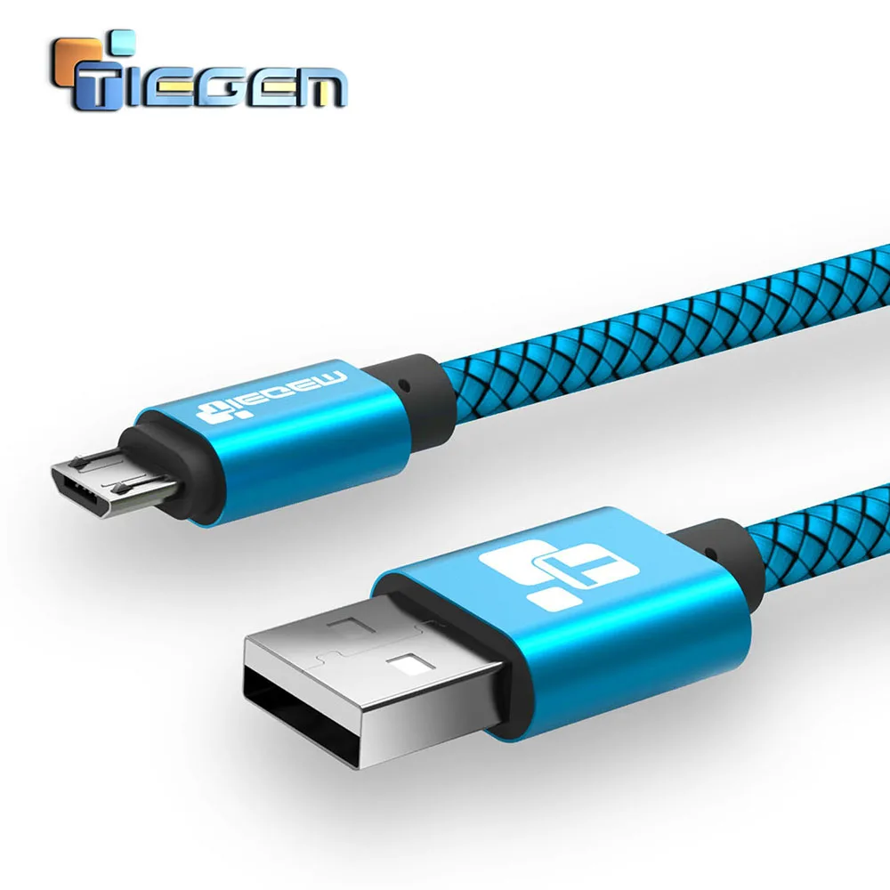 TIEGEM Nylo Micro USB cable Fast Charging Adapter Power Bank Cable For iphone 5 5S 6 6 Plus SE Samsung HTC Huawei for xiaomi