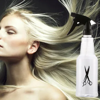 Günstige 1PC Kunststoff 450ML Friseur Spray Flasche Salon Barber Haar Styling Werkzeuge Wasser Sprayer Applikator Flaschen 2U81214