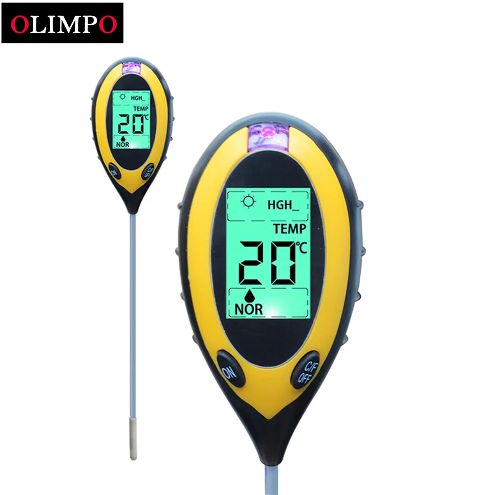 soil ph meter 4in1