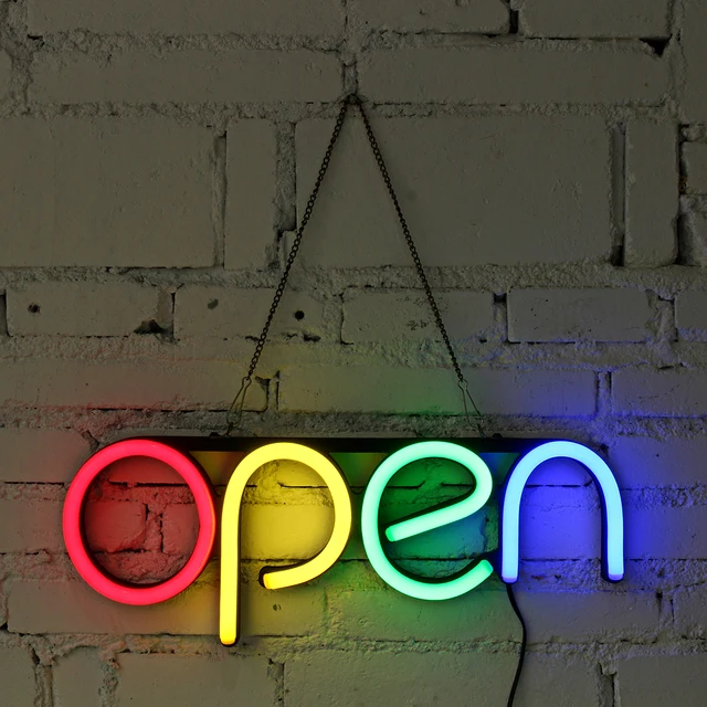 LED Open Sign Four Colour