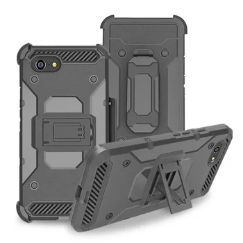 

Hybrid Impact Blet Clip Holster Cover For Google Pixel 3 Heavy Duty Armor Shockproof Protective Stand Case For Google Pixel 3 XL