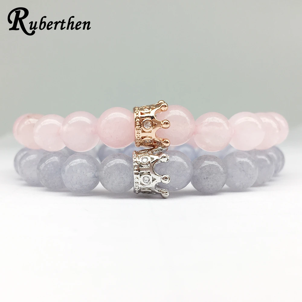 Высококачественный Женский браслет с короной Ruberthen модные ювелирные изделия для
