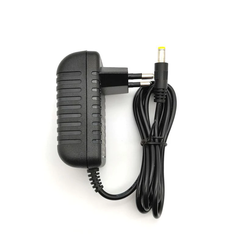 5V 2A 5.5x2.5mm / 5.5*2.5mm Wall Home Charger EU US Plug with Stripes Power Supply Adapter High Quality