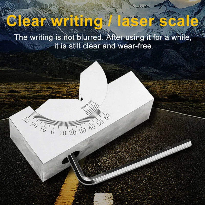 

Precision Gauge Adjustable Angle V Block Milling Setup 0-60 Degree Angle Block Gauge WWO66