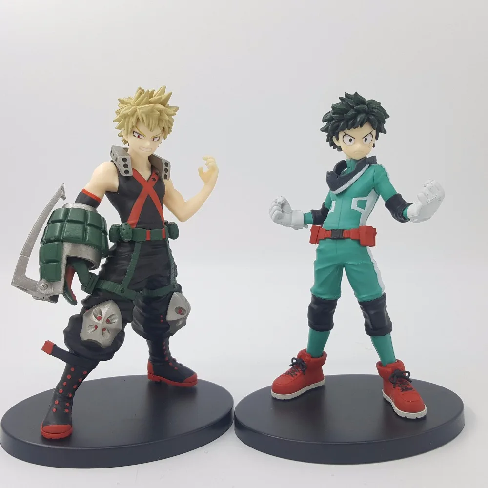 My Hero Academia DXF Figure Midoriya Izuku Bakugou Katsuki Anime Boku no Hero Academia Collection Model Figurals Toy Gift 15cm