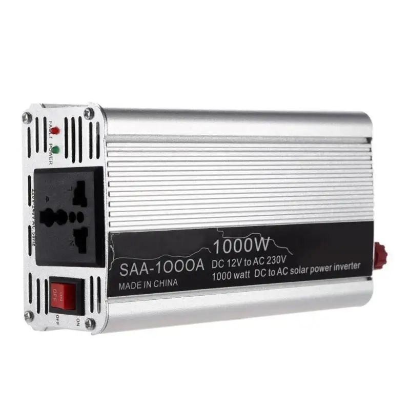 

1000W Peak Modified Sine Wave Auto Car Power Inverter DC 12V/24V to AC 220V Charger Converter Adapter