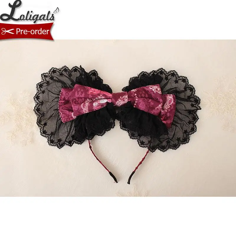 

Kitten in the Frame ~ Sweet Printed Lolita Headband by Alice Girl ~ Pre-order