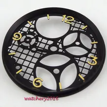 Классический винтажный Parnis трехмерный черный сандвич-циферблат fit 6497 детские наручные часы на запчасти