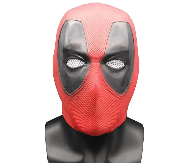 

Deadpool Mask Cosplay Movie Masque Halloween Full Head Face Latex Cosplay Costume Props Party Masks Adult