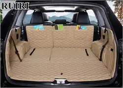 Высокое качество! Полный набор багажника автомобиля коврики для Toyota Highlander 7 мест 2018-2014 прочный грузовой лайнер коврики загрузки ковры