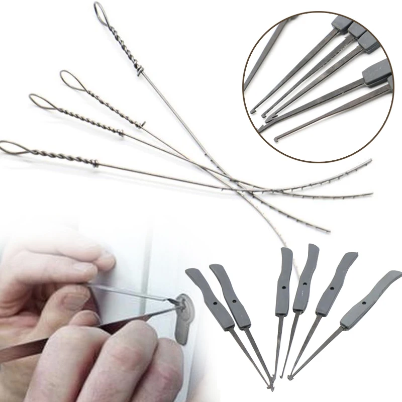 

10Pcs Broken Key Extractor Set Removal Lock Locksmith Supply Tool Safety