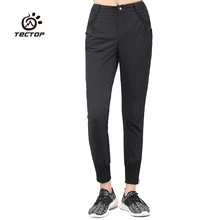 Открытый женские эластичные Спорт Девятый брюки удобные женские водонепроницаемый дышащий Быстросохнущий Отдых Туризм брюки женские