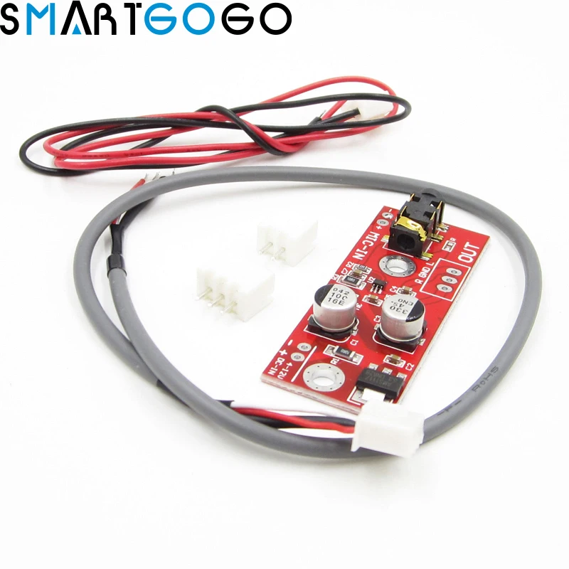

MAX9812 Electret Microphone Amplifier Board Sound Voice Module 3V/5V/12V Input