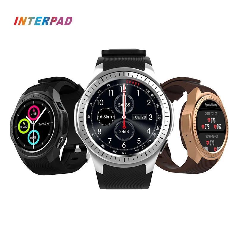 

2018 Interpad L1 Smart Watch GPS 2G With Heart Rate Tracker Smart-watch Sleep Tracker Compass Smartwatch Support Compass For Men