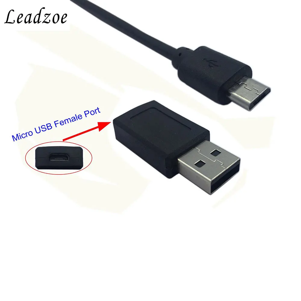 Leadzoe Micro USB OTG зарядный концентратор SD TF кард-ридер адаптер кабель с переключателем для Windows Tablet, Android смартфон ПК