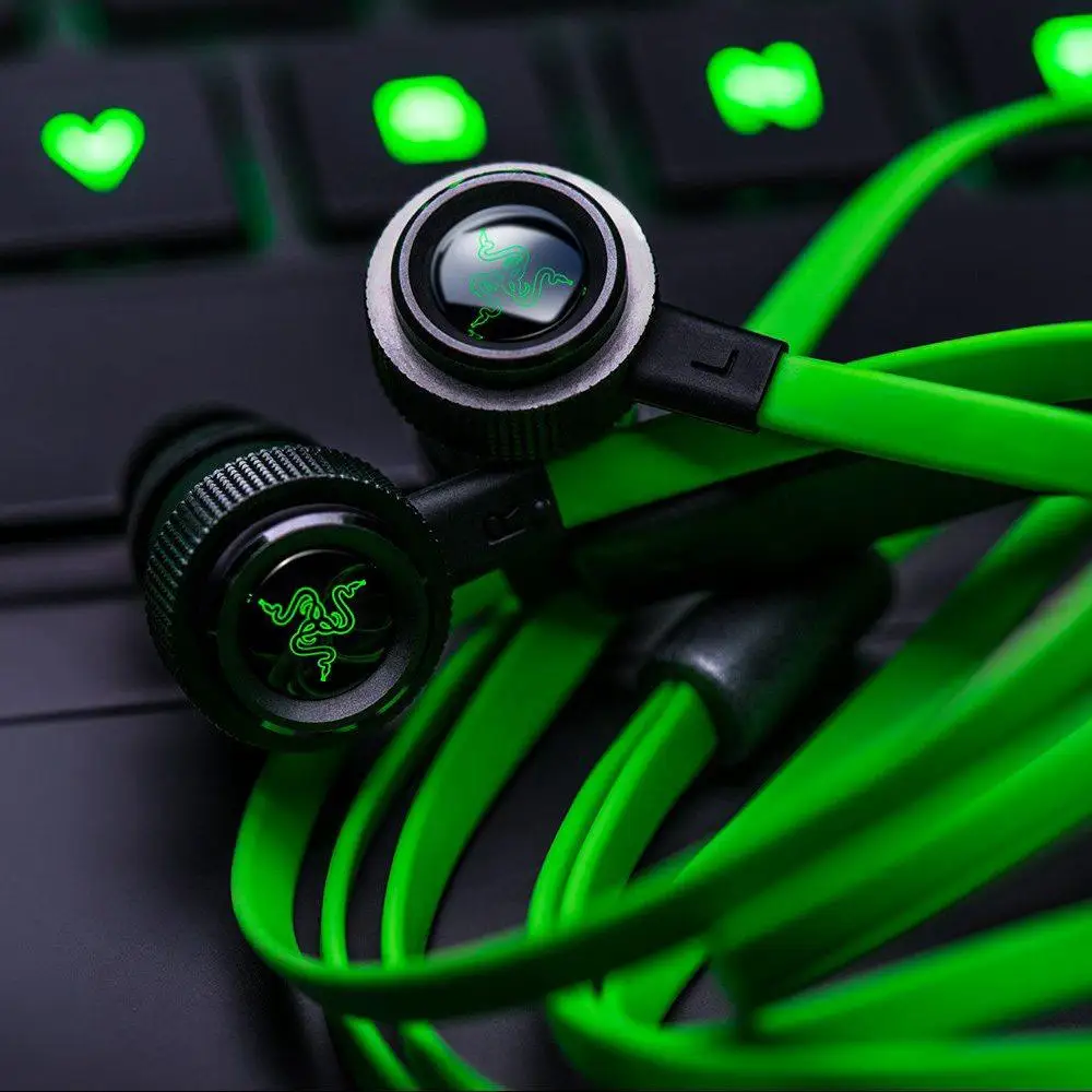 Razer Молот V2 наушники плоской Стиль 1 3 m кабель 10 мм динамики игровые Шум