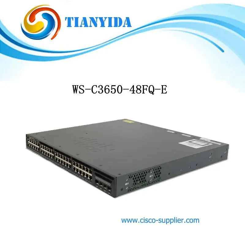 Коммутатор Ethernet WS C3650 48FQ E POE Gigabit Network Enterprise Switches|ethernet switch|poe gigabitswitch ethernet |