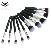

Professional 10Pcs Makeup Brush Set Tools Face Eye Foundation Cosmetics Brush Kit Quality Eyeshadow Eyebrow Blush Brush
