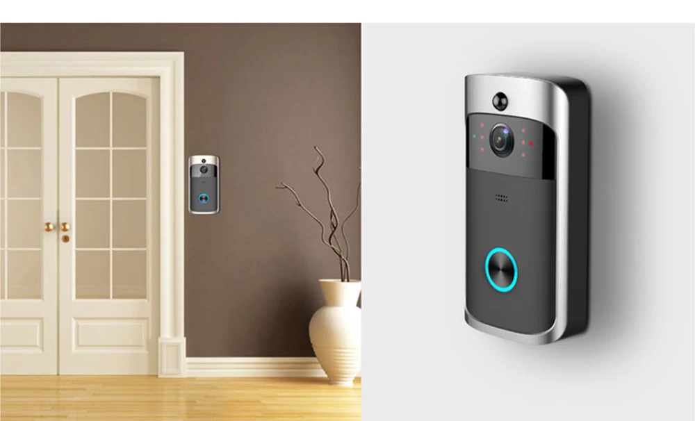 M3 Smart ip видеосвязь wifi видео смартфон дверной Звонок камера для квартиры ИК-сигнализация беспроводная камера безопасности