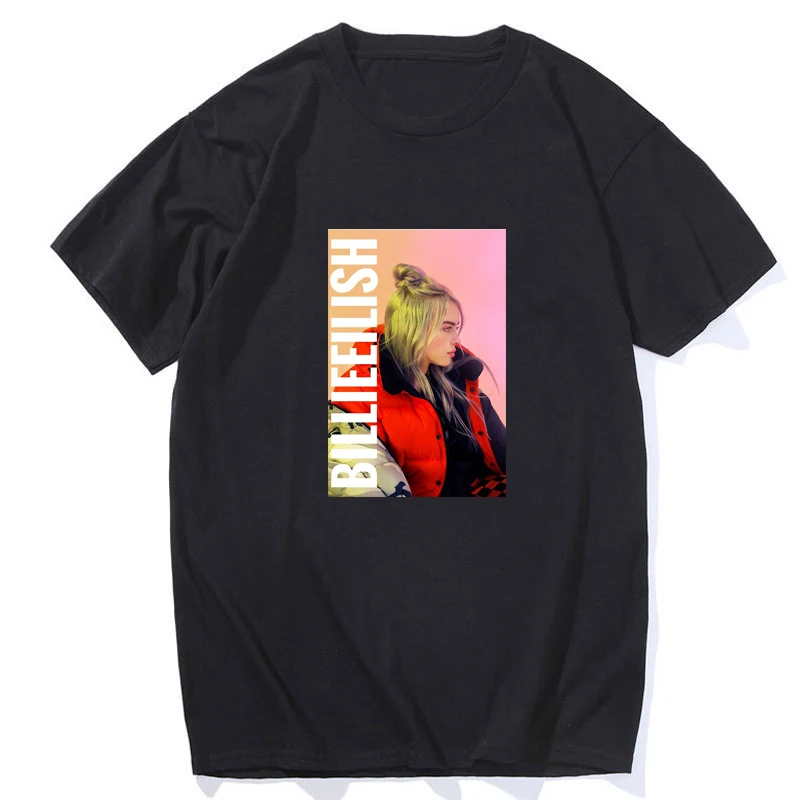 

Billie Eilish T-shirts Print Fashion Hip Hop Men/ T Shirts Casual Tee Shirt Short Sleeve T-shirt Clothes Tops Plus Size