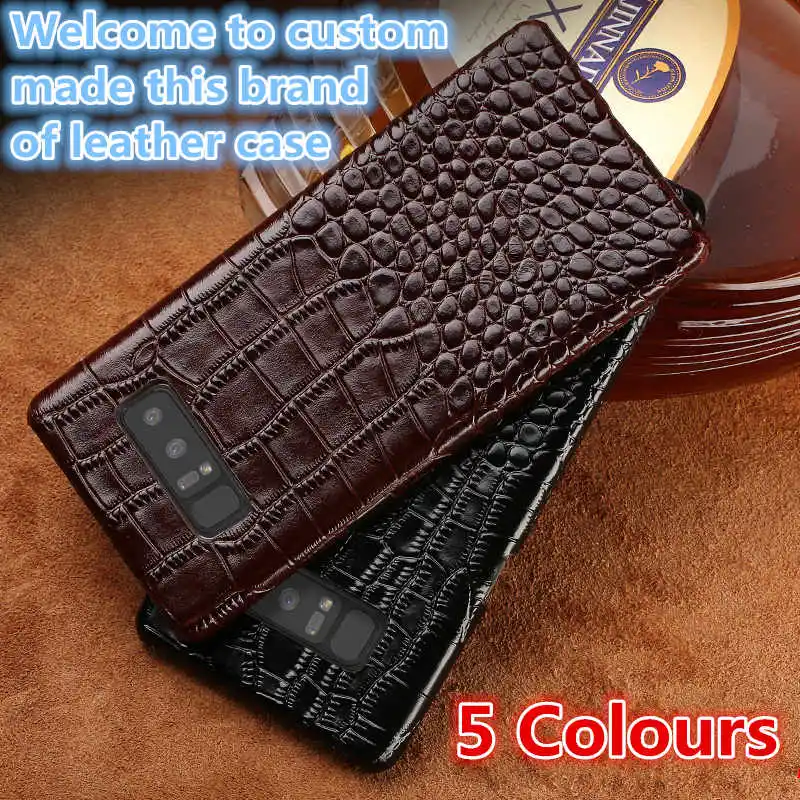 

QH07 Genuine leather half-wrapped case for Samsung Galaxy Note 9 phone case for Samsung Galaxy Note 9 leather case cover