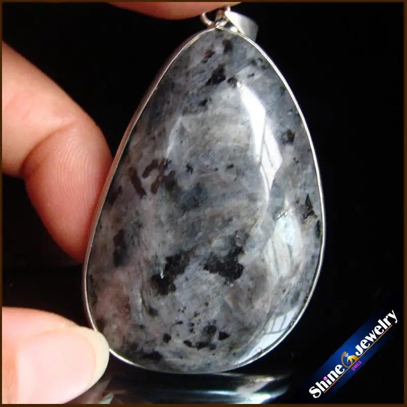 

High Quality Big Natural Metal Wraped Cabochon Stone Beads Pendants Necklaces Wholesale Bijoux Necklace For Men's Jewelry FS138