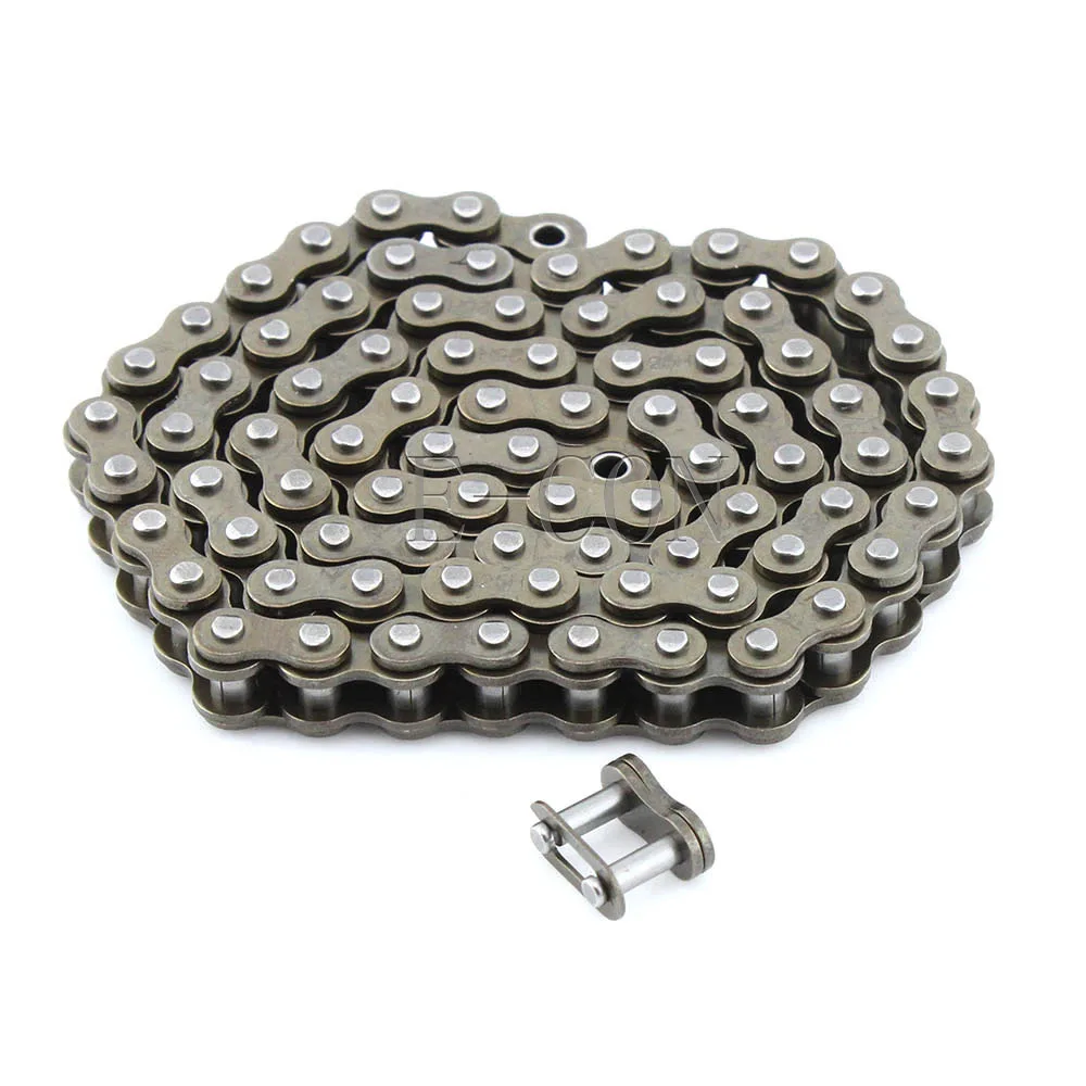 1Pcs 0.5 meter 04C Chain 6.35mm Pitch with Chain Connector for metal 1/2&rdquo; 04C sprocket for stainless steel chain,steel chain