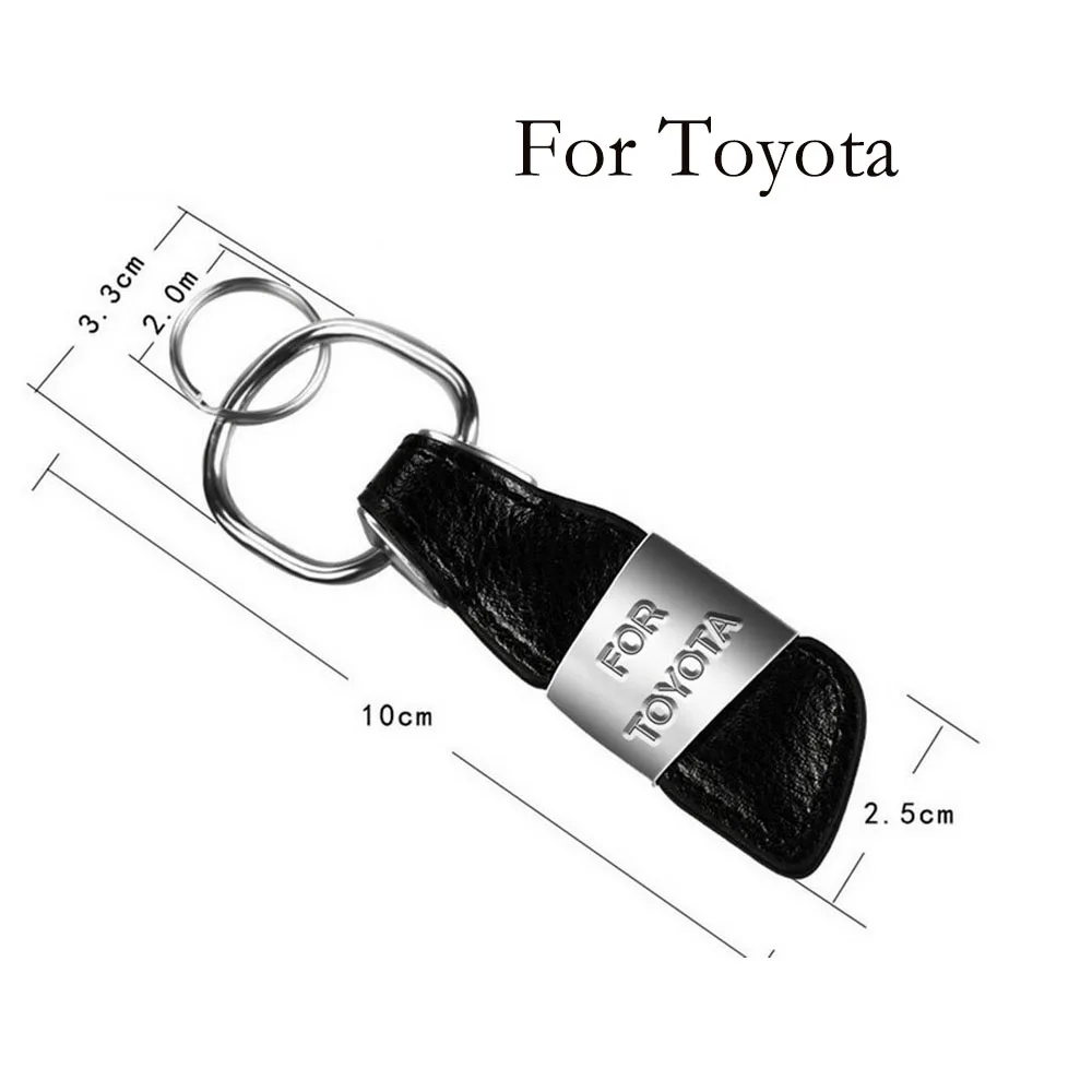 FOR Peugeot/Buick/Audi/BMW/Benz/Honda/Mazda/Kia/VW/Toyota/Ford/Jeep/Lexus Fashional Car Key Chain Alloy Men And Women General - Название цвета: For Toyota