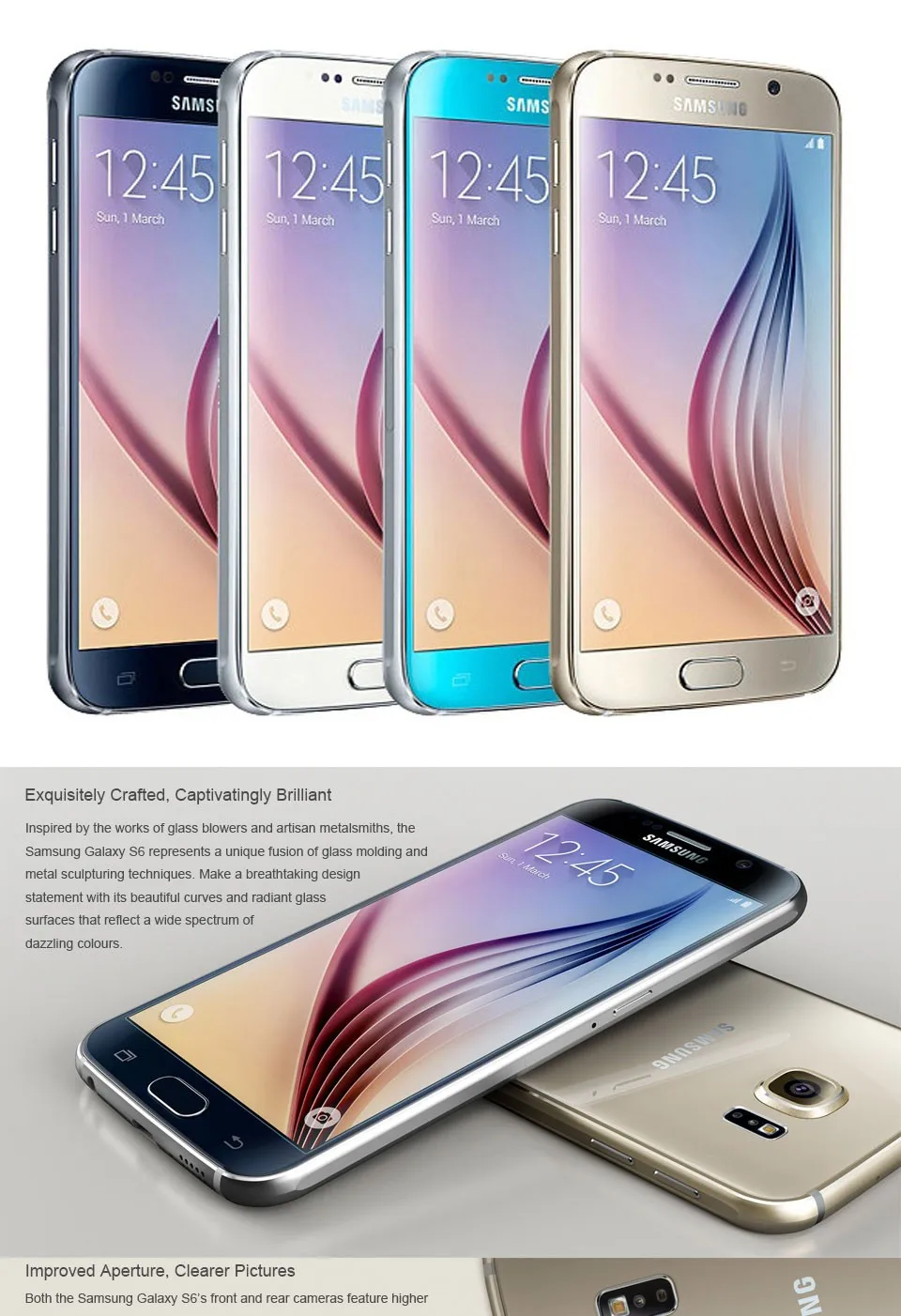 buy refurbished iphone Refurbished Samsung Galaxy S6 Edge G925F/P S6 G920A/F/P 5.1"Mobile Phone Octa Core 3GB RAM 32GB ROM LTE 16MP buy refurbished iphone