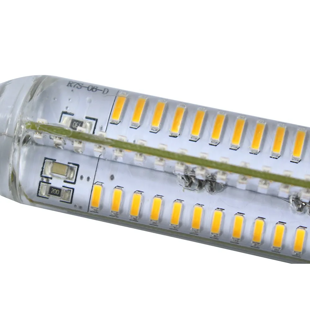 Silicone R7S LED Lamp 10W 15W SMD3014 78mm 118mm LED R7S Light Bulb ...
