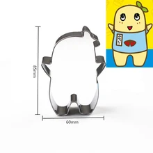 Мультфильм Funassyi из нержавеющей стали печенье печенья плесень 10 шт./лот