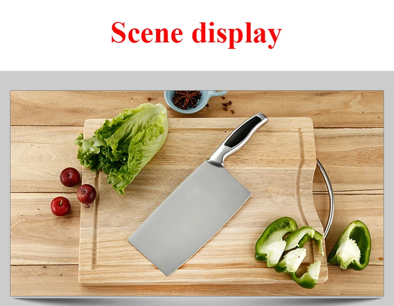 Нержавеющая сталь Кухня Ножи Пособия по кулинарии нож, нож для фруктов мясо рыбы Тесак мясника Ножи рубящий нож