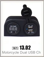 Автомобильное многофункциональное зарядное устройство 3.1A 2 usb-разветвитель для автомобильного прикуривателя DC12-24V для DVR GPS зарядки