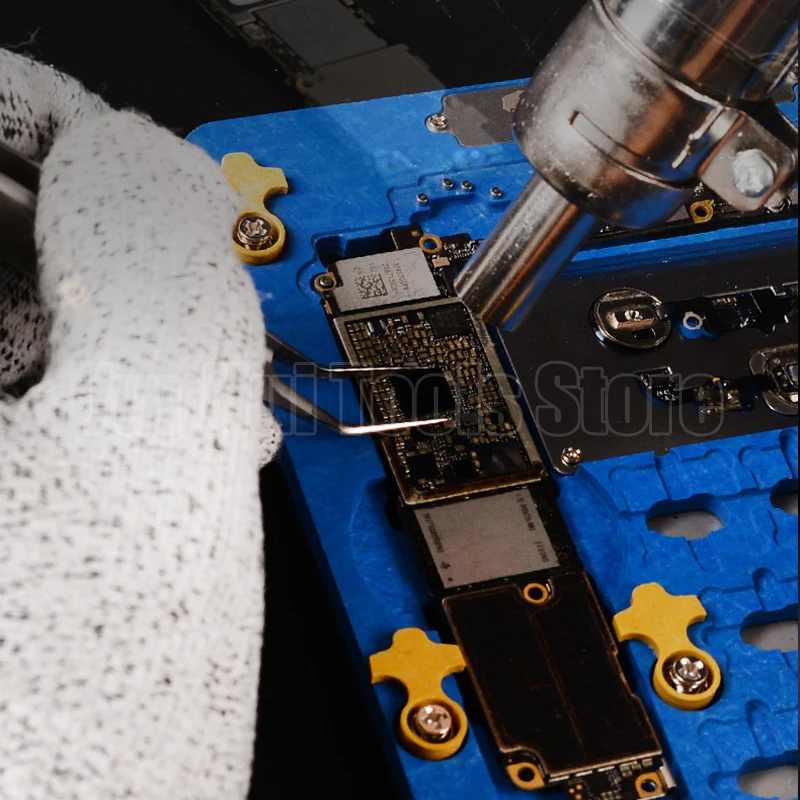 Механическое Двухслойное приспособление для iPhone 5G 5S 6G 6S 6SP SE 7 7P 8 8P XR материнская плата отпечаток пальца процессор чип удалить клей ремонт