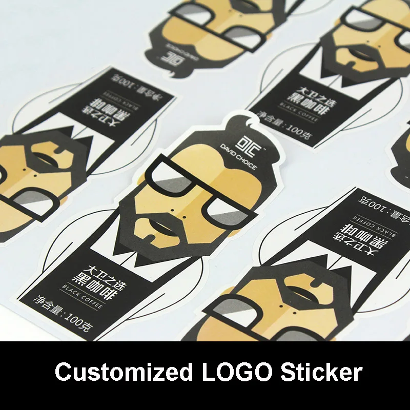 

Customized LOGO Silver Drawbench/Matte Silver Sticker Company QR Code Sticker Personalized Stickers PVC Stickers Wholesale