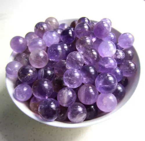 

100g CLEAR NATURAL AMETHYST QUARTZ CRYSTAL SPHERE BALL HEALING