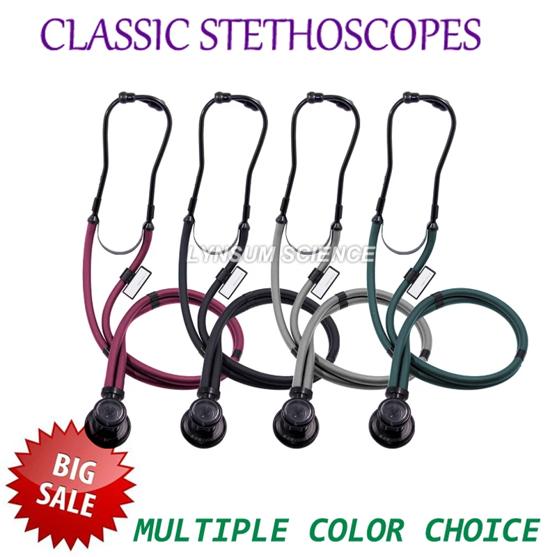 

Classic Color Professional Dual Head Medical Estetoscopio Cardiology Cute EMT Cute Doctor Stethoscope