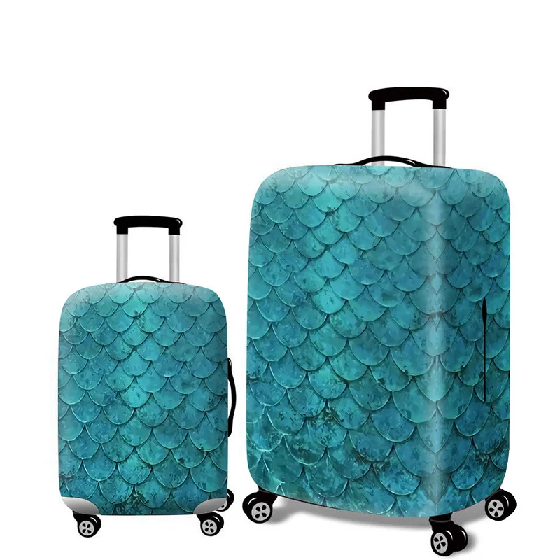 HMUNII бренд For19-32 дюймов женский чемодан защита от пыли Чехлы для путешествий необходимости эластичный плотный защитный чехол на чемодан - Цвет: Emboss