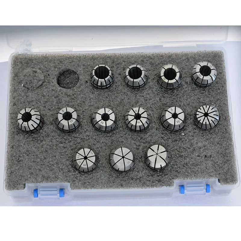 

Free shipping 10PCS/1SET ER20 spring collet precision 0.008 collet chuck clamp 1/4 1/8 4 5 6 7 8 9 10 12 mm collet