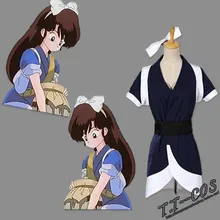 Японское аниме Ранма 1/2 Косплей Kuonji uкио костюмы женские кимоно